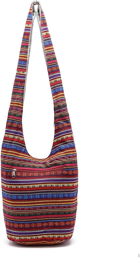 Hippie Thai bomullsveske for skulder