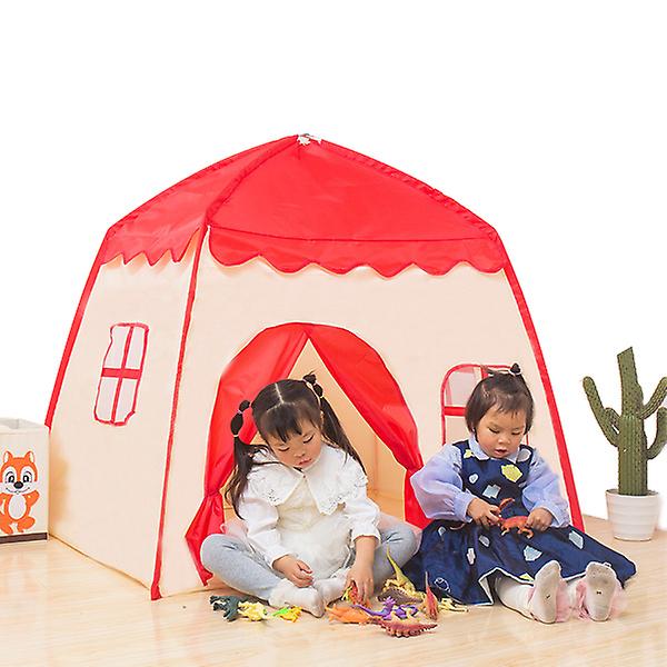 Lasten kokoontaittuva leikkitelttatalo lapsille sisätiloissa Prinsessalinna Lasten teltta Lahjat Lasten teltta Red