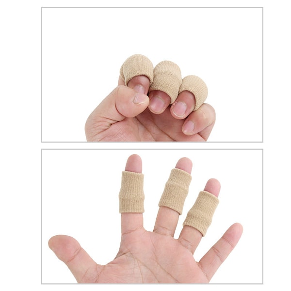 10 stycken fingerhylsor, finger skydd, skyddande omslag för fingervolleyboll