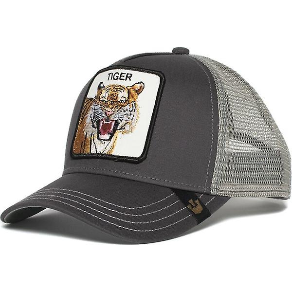 Sort Panther Mesh Cap Sommer Baseball Cap Trucker Cap tiger gray