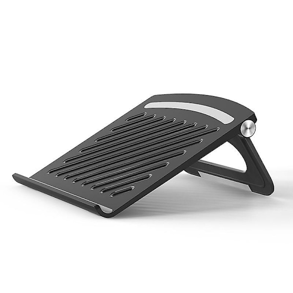 Bærbar computer stand skrivebord foldbar holder notebook holder køling beslag stigerør til bærbar computer & tablet tilbehør Black