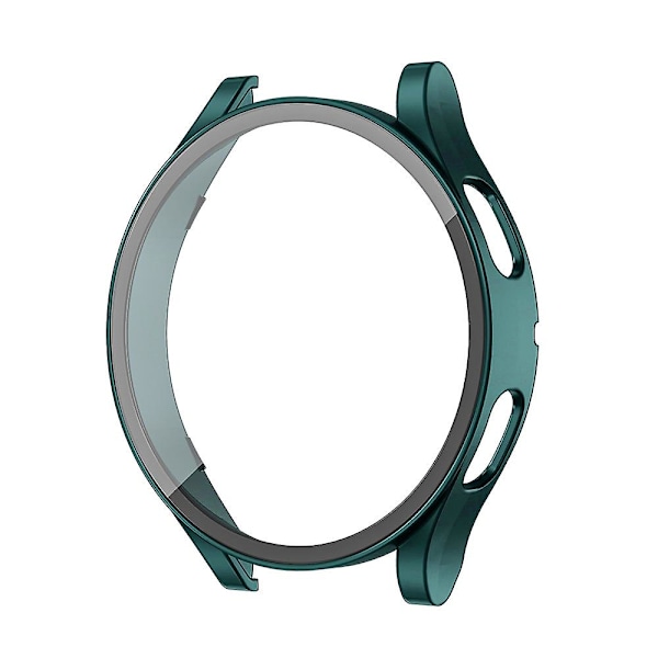 Glas+etui til Samsung Galaxy Watch 4 44mm 40mm Tilbehør Pc All-around Anti-fall Bumper Cover+skærmbeskytter Galaxy Watch4 green Galaxy watch 4 40mm