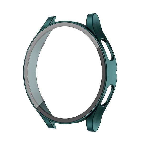 Glass+ case Samsung Galaxy Watch 4 44mm 40mm Lisävarusteet PC All-around putoamisen estävä puskurin cover+ näytönsuoja Galaxy Watch4 green Galaxy watch 4 40mm