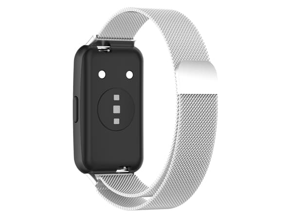 Smartwatch-rem for Huawei Strap 7/7 NFC Milan Magnetic Metal (Sølv)