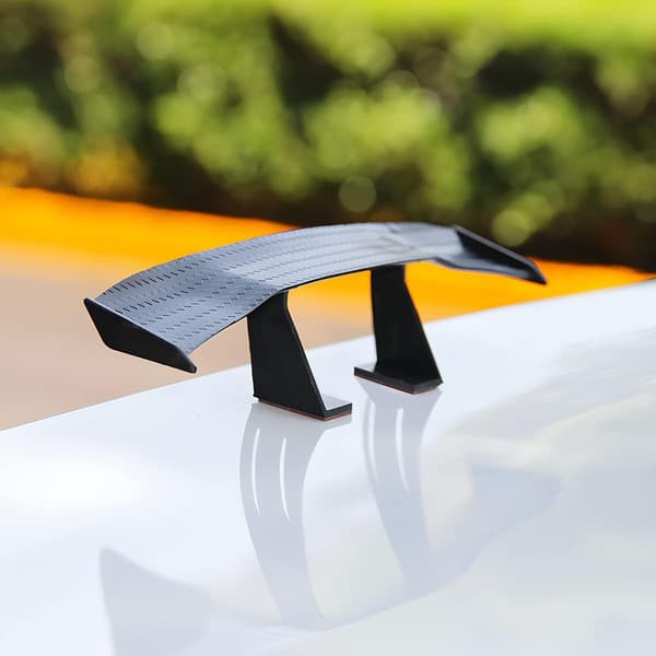 3 stk Mini Spoiler Vinger til Bil, 6,7 Tommer Universal Bil Bakvinge