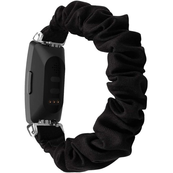 Scrunchies kompatibel med Fitbit Inspire 2 Band/inspire Hr Band/inspire Black Small