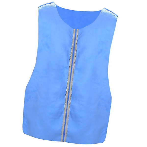 Cool Tøj Kølevest Isvest til udendørs sommer (himmelblå)