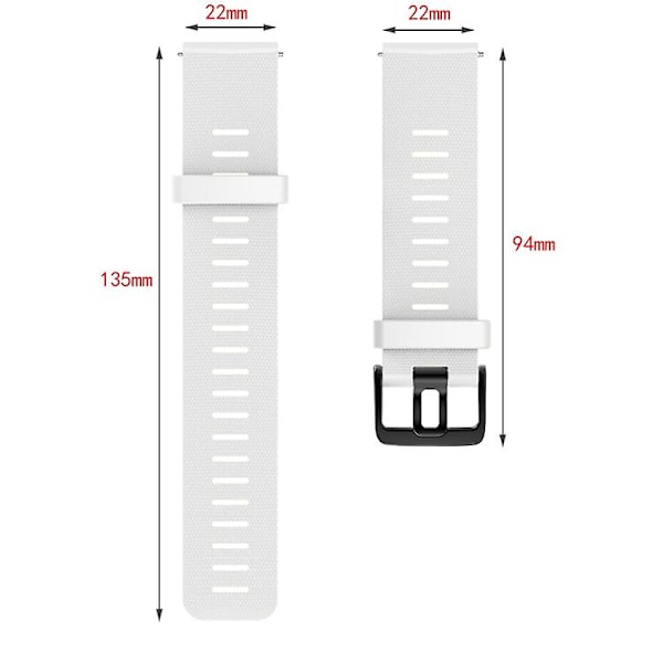 Til Polar Grit X Silicone Official Buckle Watch Band Red