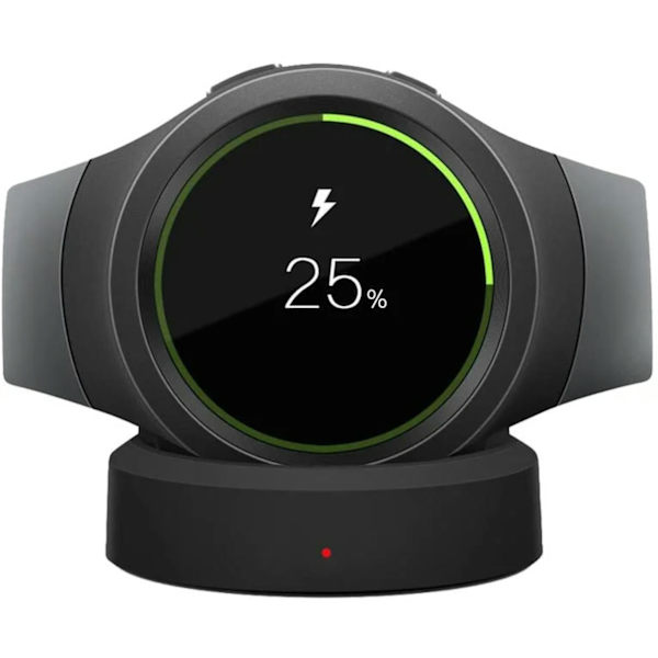 Oplader til Samsung Gear S2 / Gear S2 Classic, erstatningsopladningsdock til Samsung Gear S2 Smart Watch (sort)