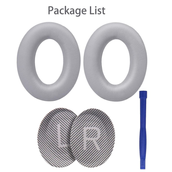 Øreputer Erstatning av puter for Bose Quietcomfort 35 / Qc35 Ii Gray
