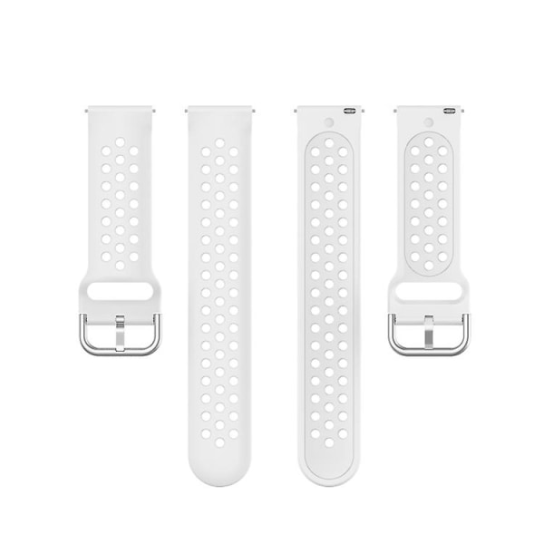 23 mm for Fitbit Blaze / Fitbit Versa 2 Universal Sport Silikon Klokkebånd White