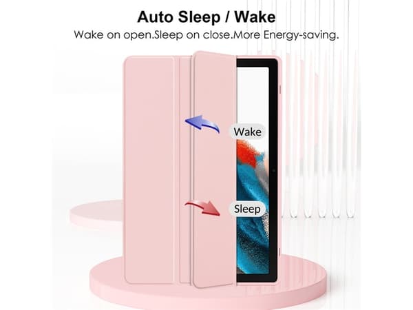 Fodral för Samsung Galaxy Tab S9 Plus/S9 Fe Plus 2023 (Rosa)
