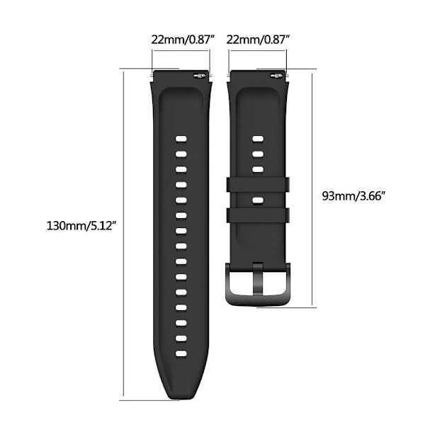 Myk rem for Xiaomi Mi Watch S1 Black