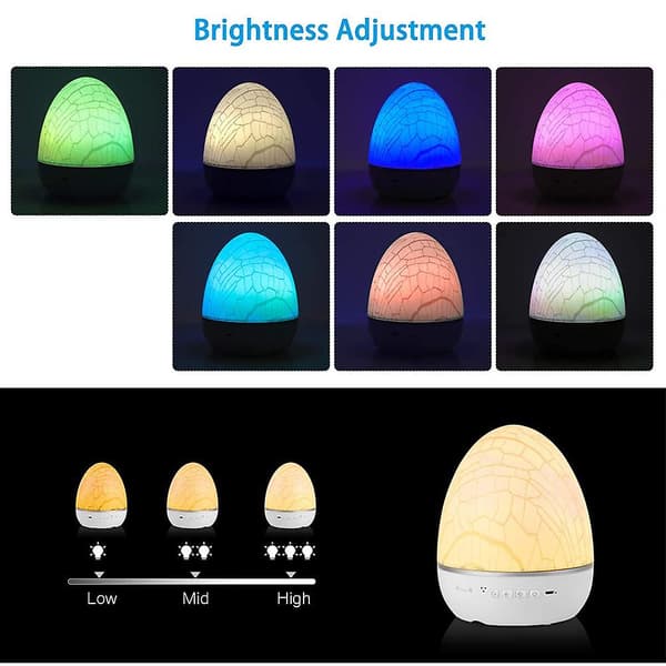 Projektorlampe, nattlys, barnesenglampe, nattlys 360 grader