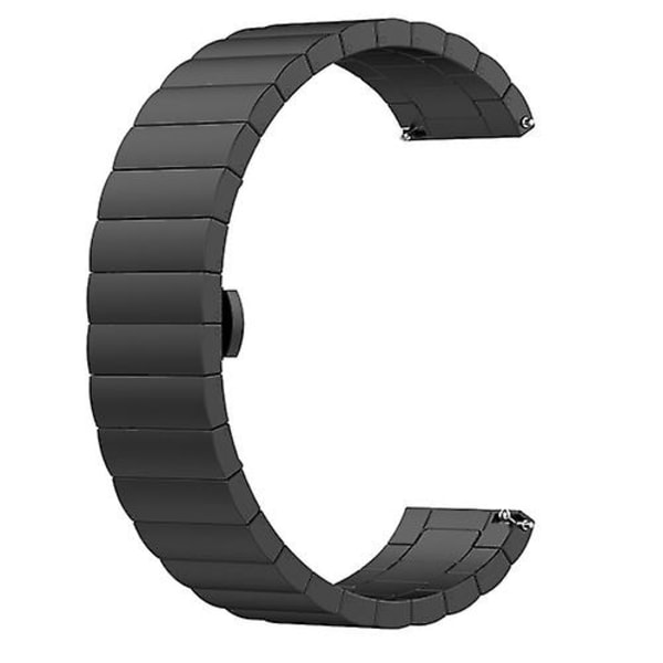 Til Garmin Vivoactive 3 Metal Watch Band Black