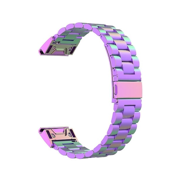 For Garmin Fenix ​​5 klokkerem i rustfritt stål Colorful