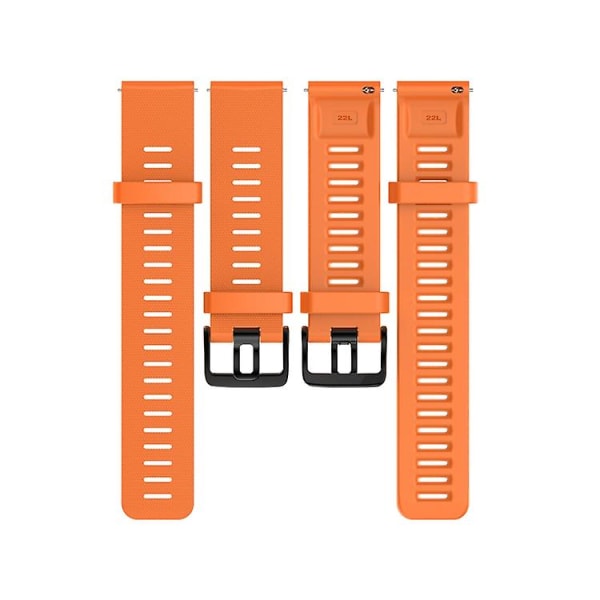 For Polar Grit X Silikon offisielt klokkebånd med spenne Orange