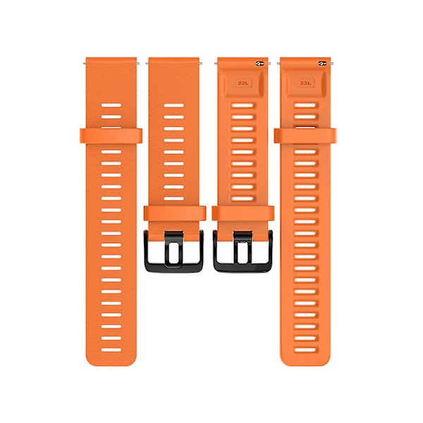 Til Polar Grit X Silicone Official Buckle Watch Band Orange