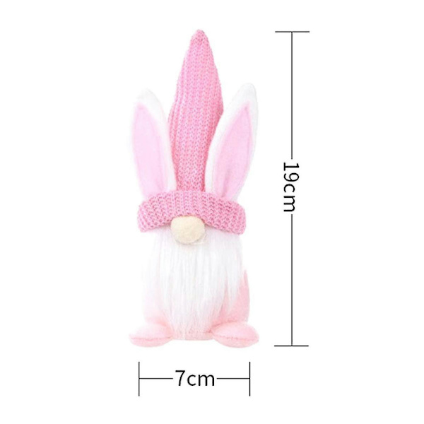 Påskgåva Festival Elf Dekoration Prydnader Thanksgiving Gåva Svenska Dvärg Plysch Nisse Tomte Figurine Dock
