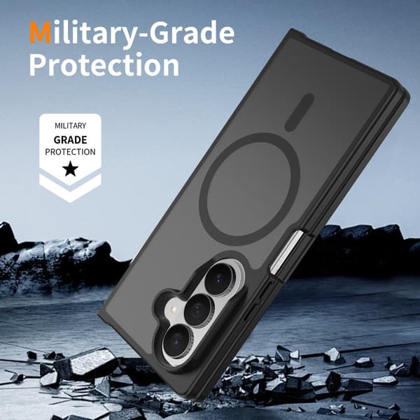 Magnetisk deksel til Samsung Galaxy Z Fold8 Ultra, matt, fallsikkert beskyttelsesdeksel Grey