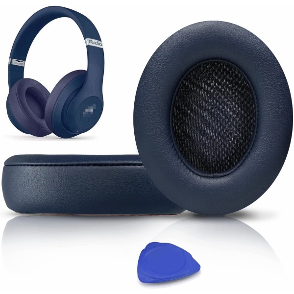Udskiftning af ørepuder til Beats Studio 2 & Studio 3 Kablede og trådløse hovedtelefoner Marineblå