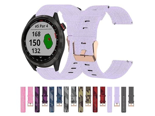 Rem til Garmin Approach S40 20Mm Blå Nylon Urrem