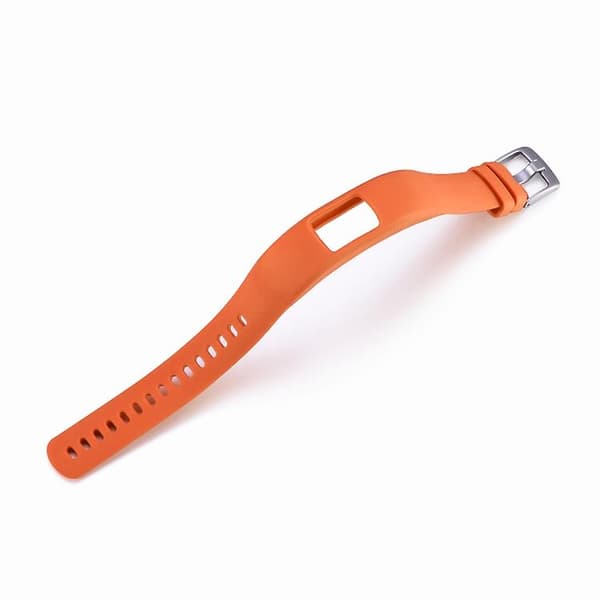Til Garmin Vivofit 4 Gloss & Farve Integreret Silikone Urrem KSN Orange