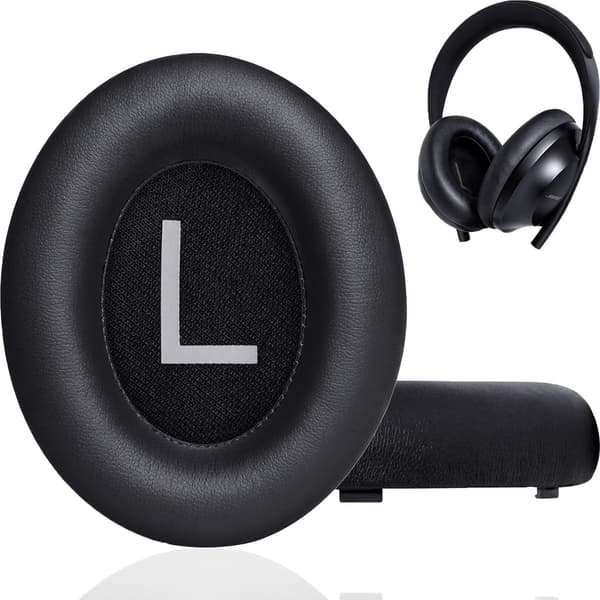 Utskiftbare øreputer, minneskum øreputer deksler for Bose Noise Cancelling Wireless Bluetooth Headphones 700, NC700 (hvit)