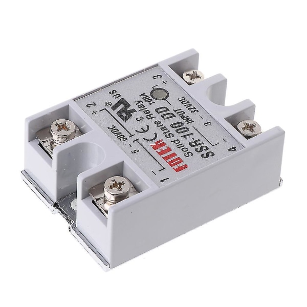 Ssr-100 Dd Solid State Relay Module 100a 3-32v DC-indgang 5-60v DC-udgangsrelæ