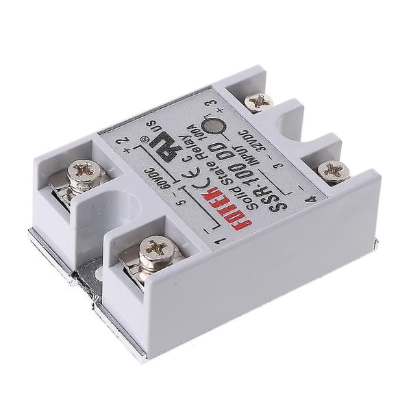 Ssr-100 Dd Solid State Relay Module 100a 3-32v DC-inngang 5-60v DC-utgangsrelé