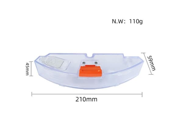 Vandtank til Xiaomi Roborock S7/T7S/T7+/G10 Transparent
