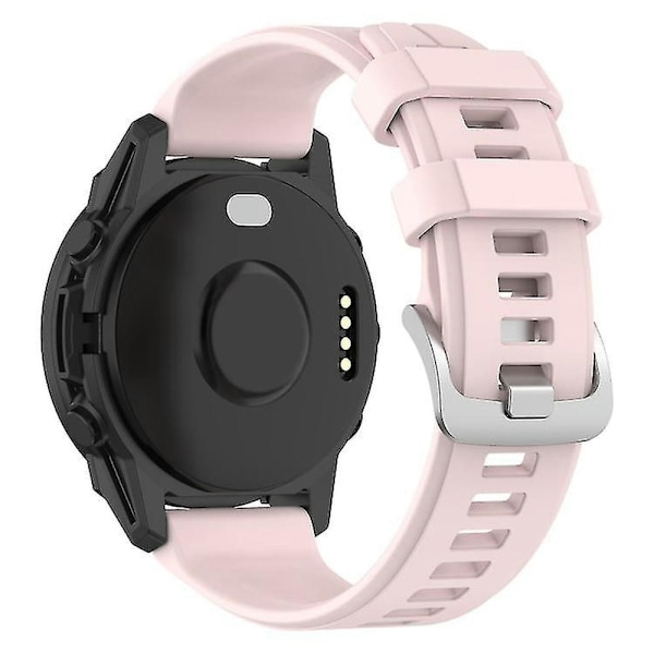 Til Garmin Descent G1 / Forerunner 745/945/935 / Approach S62 Solid Color Silicone Watch VDCC Light Pink