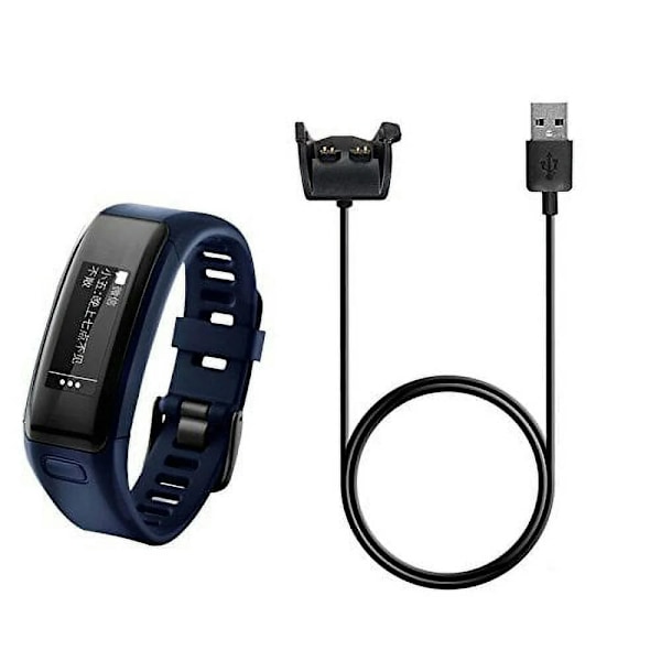 Oplader til Garmin Vivosmart Hr/Hr+, erstatningsopladningskabel til aktivitetsmåler [2-pak]