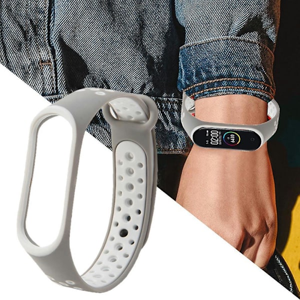 Färgglad rem ersättning för Mi Xiaomi 3 / 4 armband Smartwatch H 2