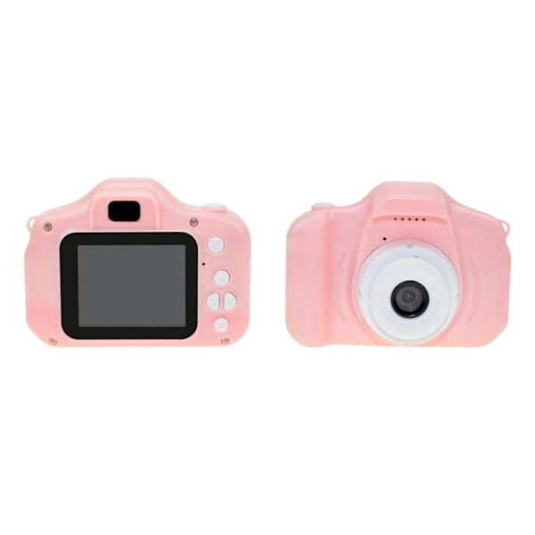 Kids Selfie Camera 8MP 1080P HD Video with 8GB Memory Card for Toddlers Birthday and Christmas Gifts Pink