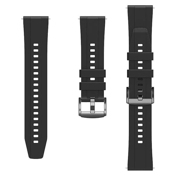 22mm silikone rem til Huawei Watch Gt 4 46mm Black