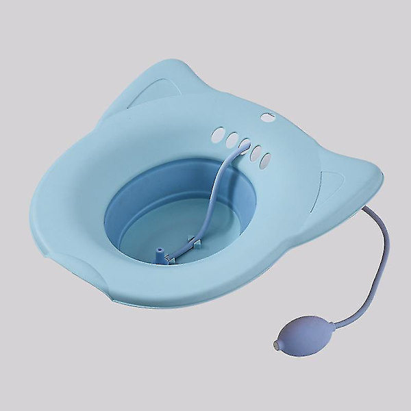 Sitz Bath För Toalettsits Vikbar Sitz Bath Squat Gratis Toalettsits Med Spolpump Gravida Kvinnor Special Tvättställ Badkar Blötläggning För Postpartum