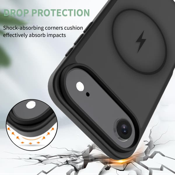 Magsafe cover til iPhone 17 Air, lyserød