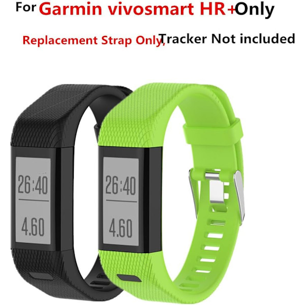 Urrem til Garmin Apprach 40/10, Silikon Sportbånd Urrem til Garmin Vivsmart HR Plus Farve 7 Farver