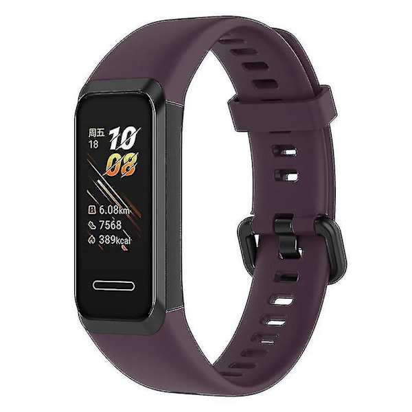 Ersättning Justerbart Silikon Armband För Huawei Watch 4 (ads-b29) Rosewood