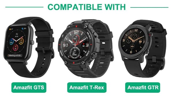 Laddare för Amazfit GTS GTR T-Rex, laddningskabel med 3,3ft USB-kabel