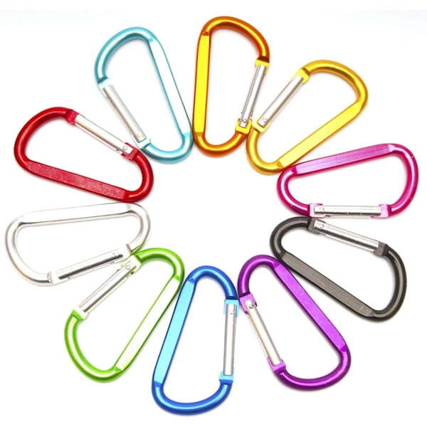 Karbinhake D-ring Aluminiumlegering - Utomhuscamping och Resor
