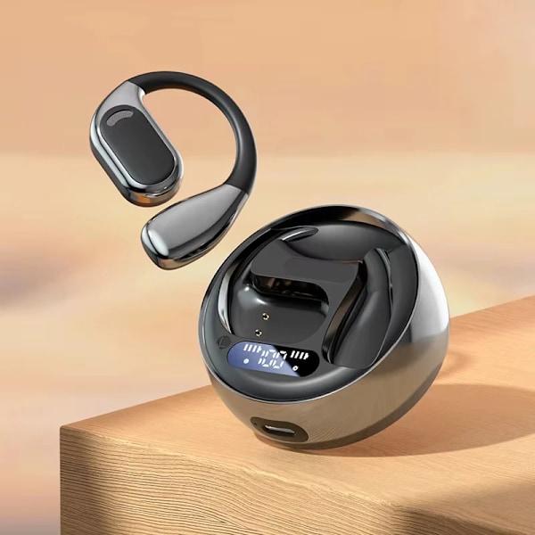 Sann trådlösa Bluetooth-hörlurar M76 Vattentäta Bluetooth 5.4 med mikrofonkrok Passar för Android IOS