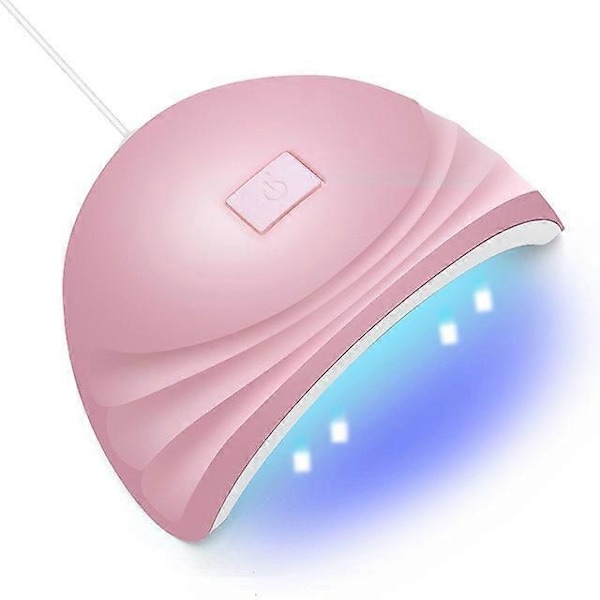 Negle tørreapparat 54W Intelligent Timing Negle Fototerapi Lampe Pink