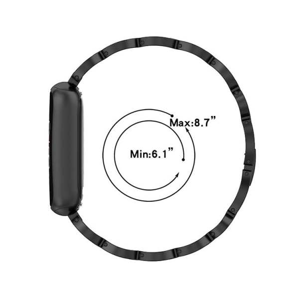 Fitbit Luxe Special Editionin metallirannekorun watch Silver