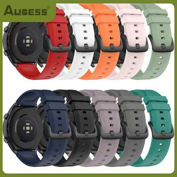 Silikone Rem til Xiaomi Watch S1 22mm Silikone Armbånd Rem til Xiaomi Mi Watch