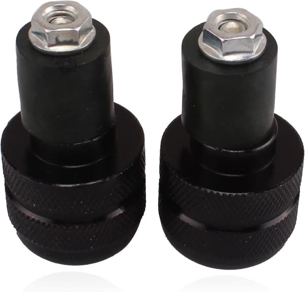 Motorcykel Greb End Caps - 7/8\" Styr End Caps til Yamaha, ATV, Offroad (Sort)