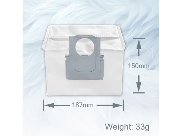 Dammsugarpåsar för Roborock S8+/Q5+/G10S/Pro/T8/Q7+ 4-pack