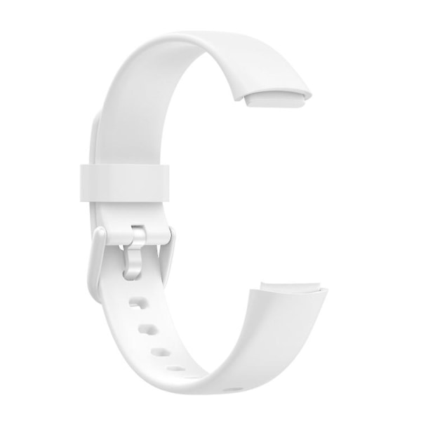 Til Fitbit Luxe Silicone Color Buckle Watch Band White