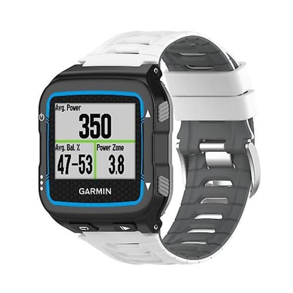 För Garmin Forerunner 920xt watch i två färger stålspänne White-Dark Grey